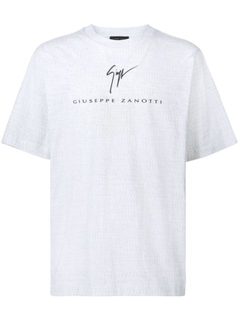 Giuseppe Zanotti digital-print cotton T-shirt