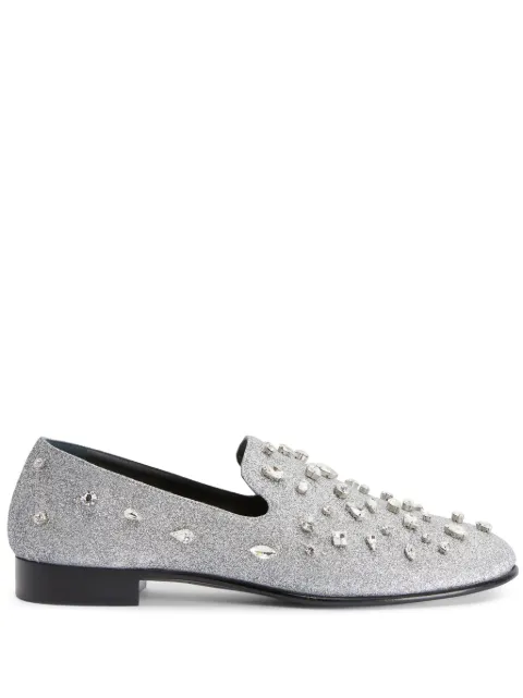 Giuseppe Zanotti mocassins Seymour Bijoux 15 mm
