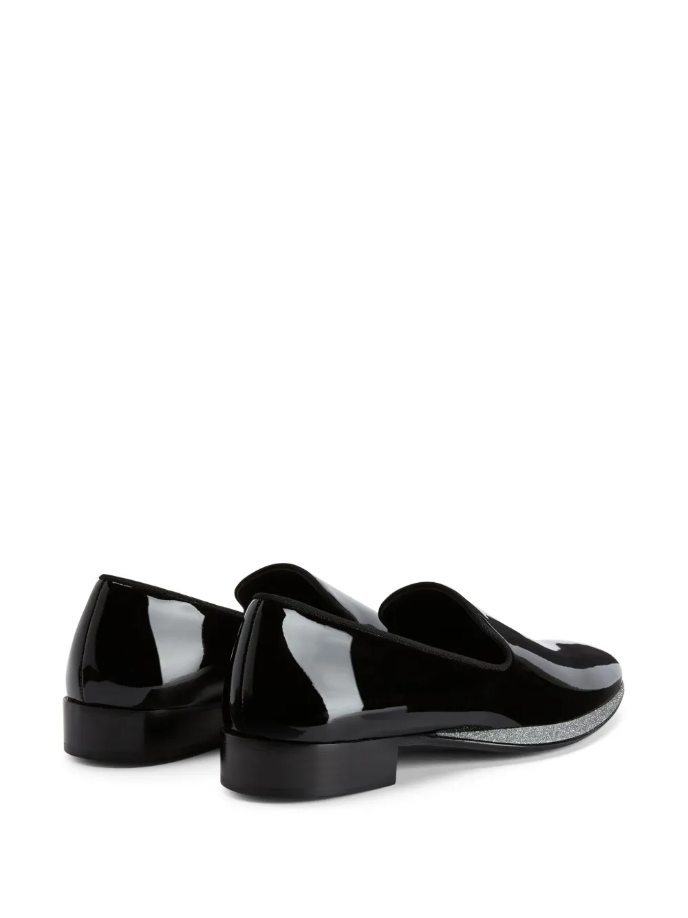 Giuseppe Zanotti Flash leren loafers Zwart