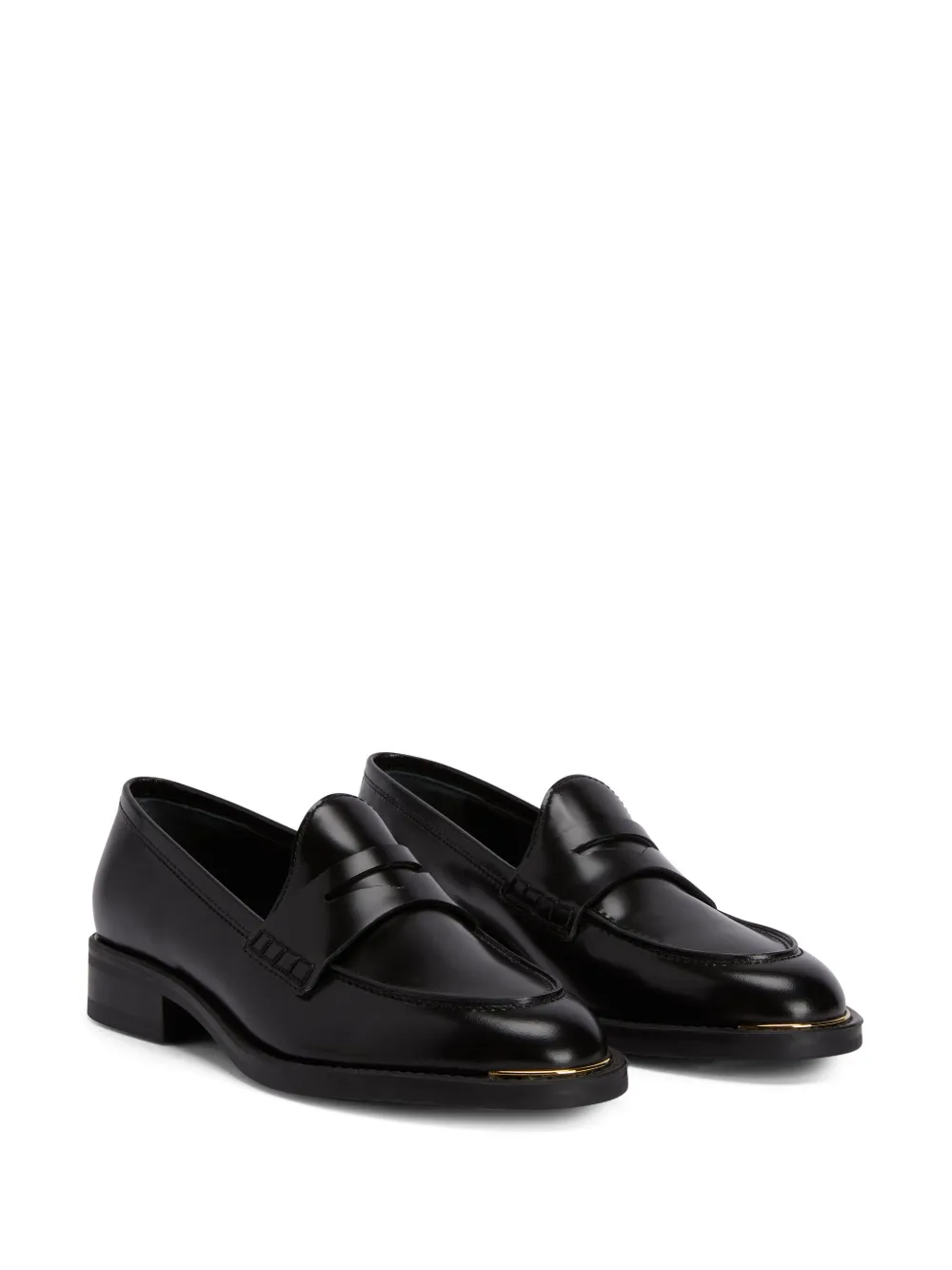 Giuseppe Zanotti Farridha leren loafers - Zwart