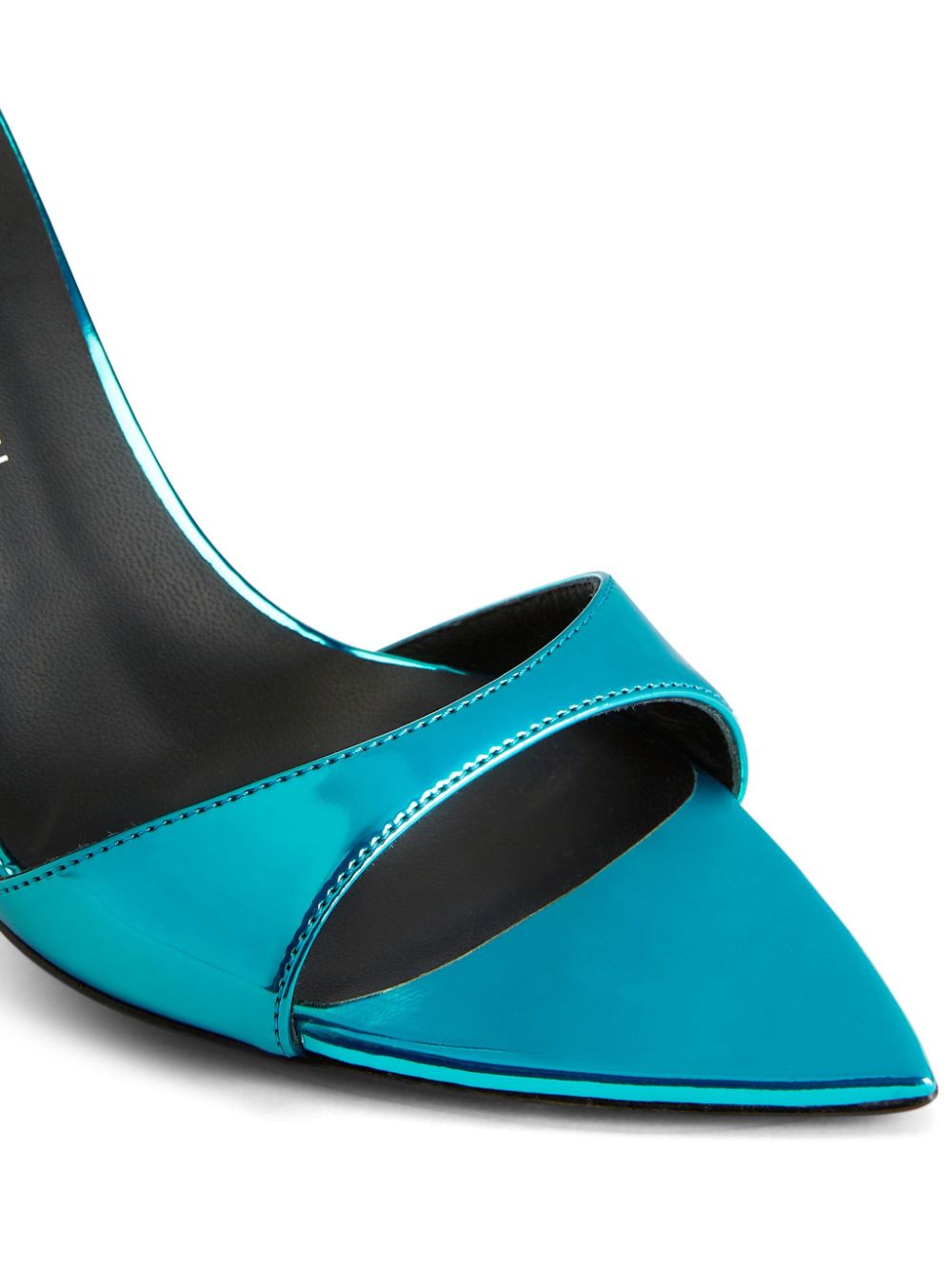 Shop Giuseppe Zanotti Intriigo 105mm Ankle-strap Sandals In Blue