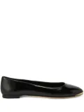 Giuseppe Zanotti Amur 2.0 leather ballerina shoes - Black