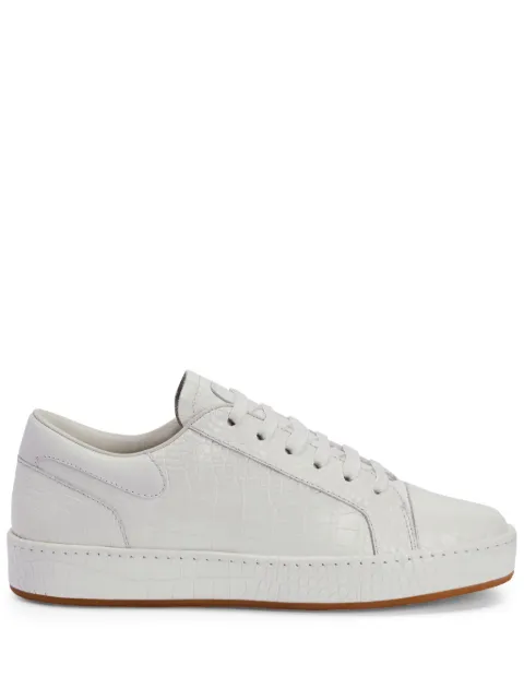 Giuseppe Zanotti GZ-City crocodile-embossed sneakers