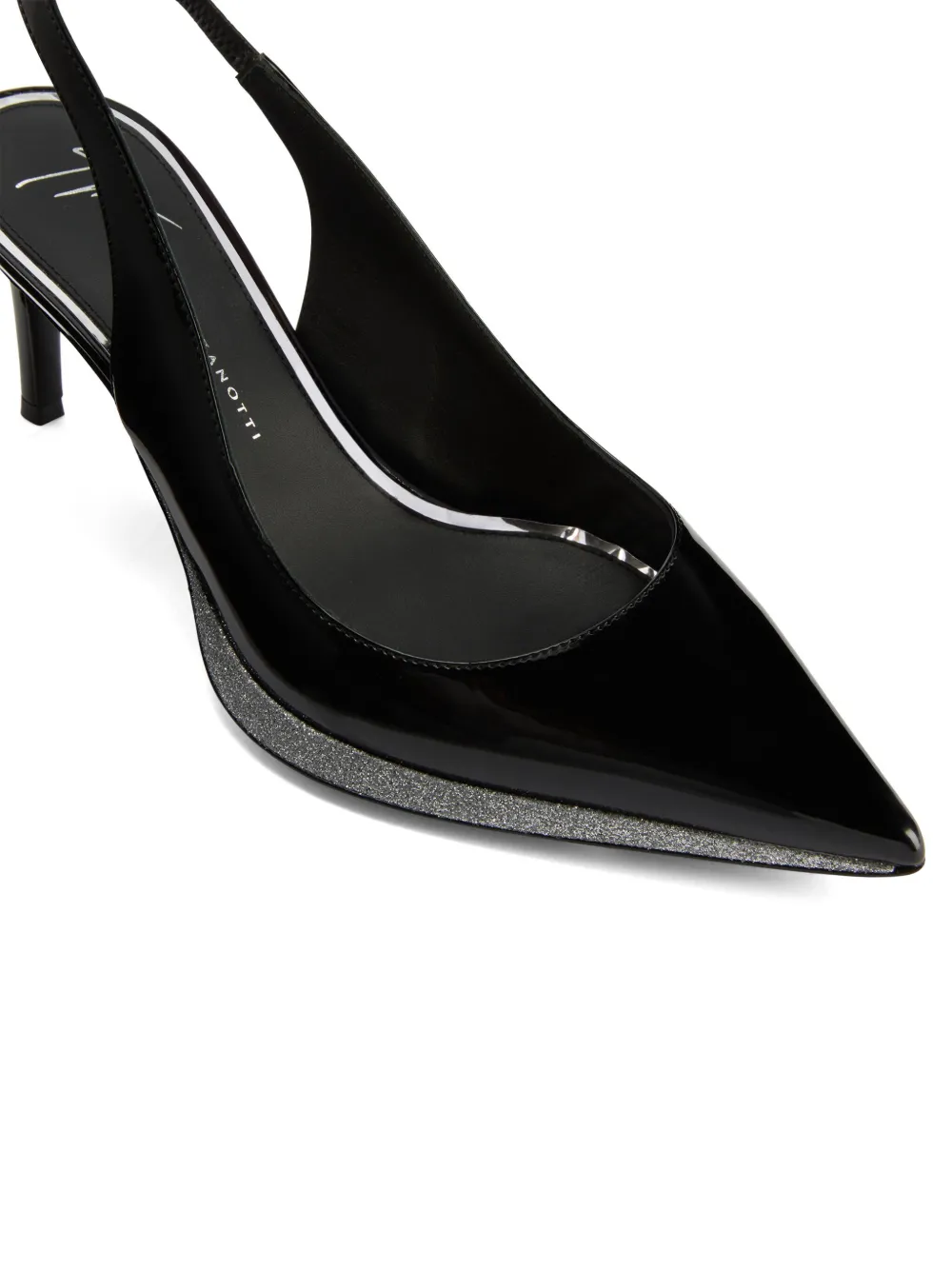 Giuseppe Zanotti Slingback sandalen Zwart