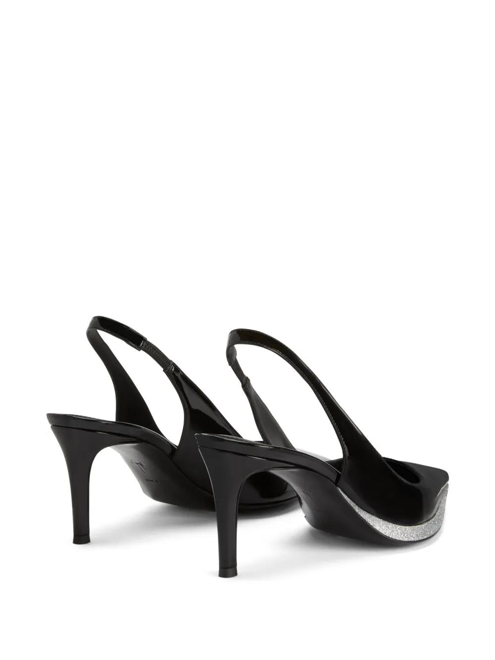 Giuseppe Zanotti Slingback sandalen Zwart
