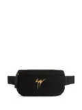 Giuseppe Zanotti Mirto logo-plaque belt bag - Black