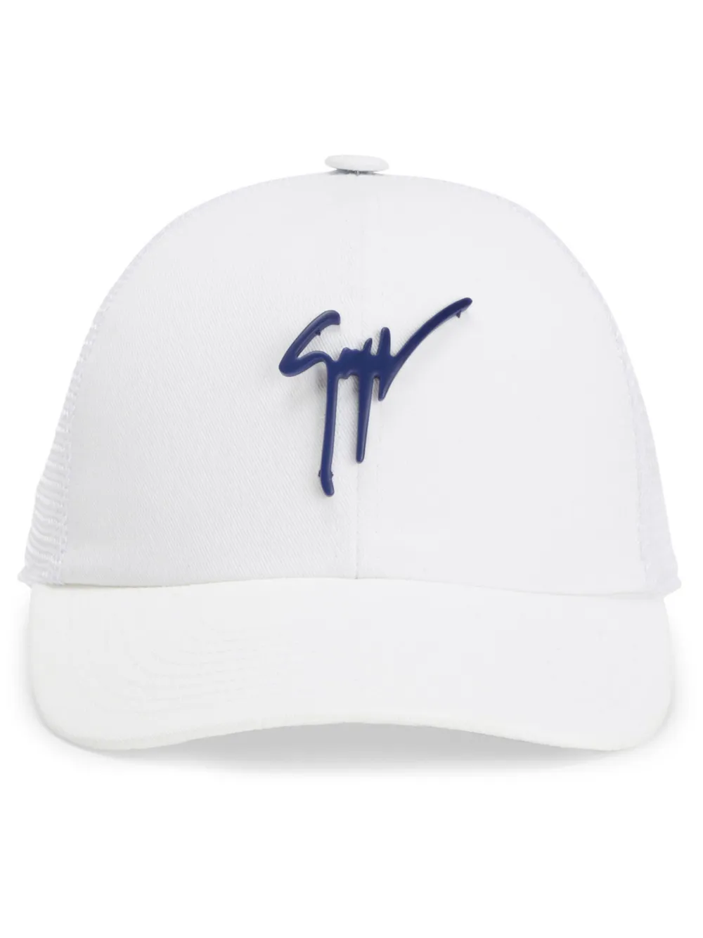 Giuseppe Zanotti Cohen Logo-embroidered Trucker Cap In White