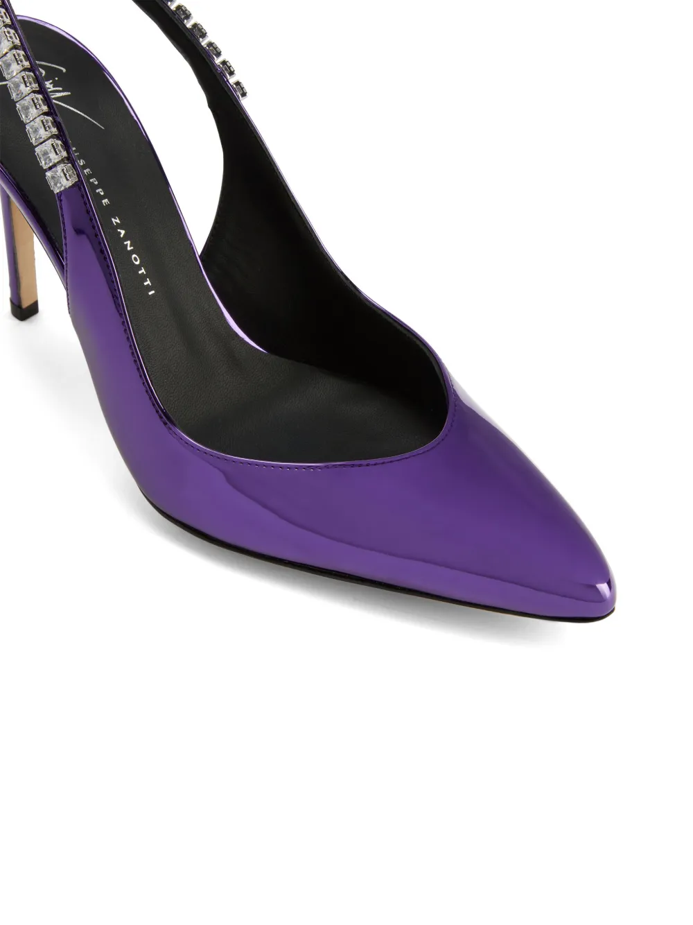 Giuseppe Zanotti Rachyl leren pumps Paars