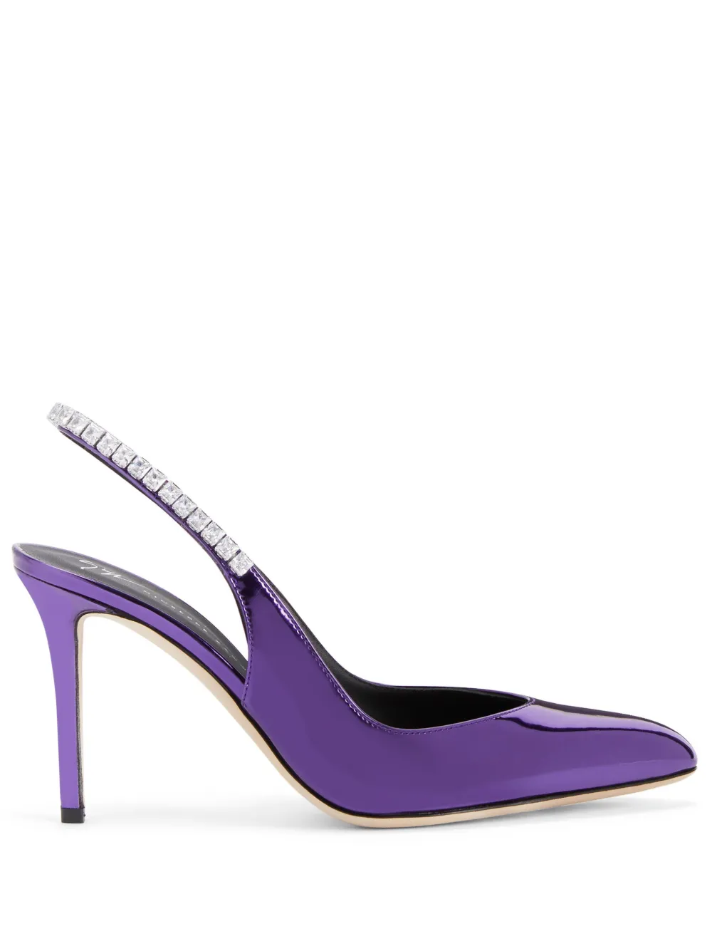 Giuseppe Zanotti Rachyl leren pumps Paars