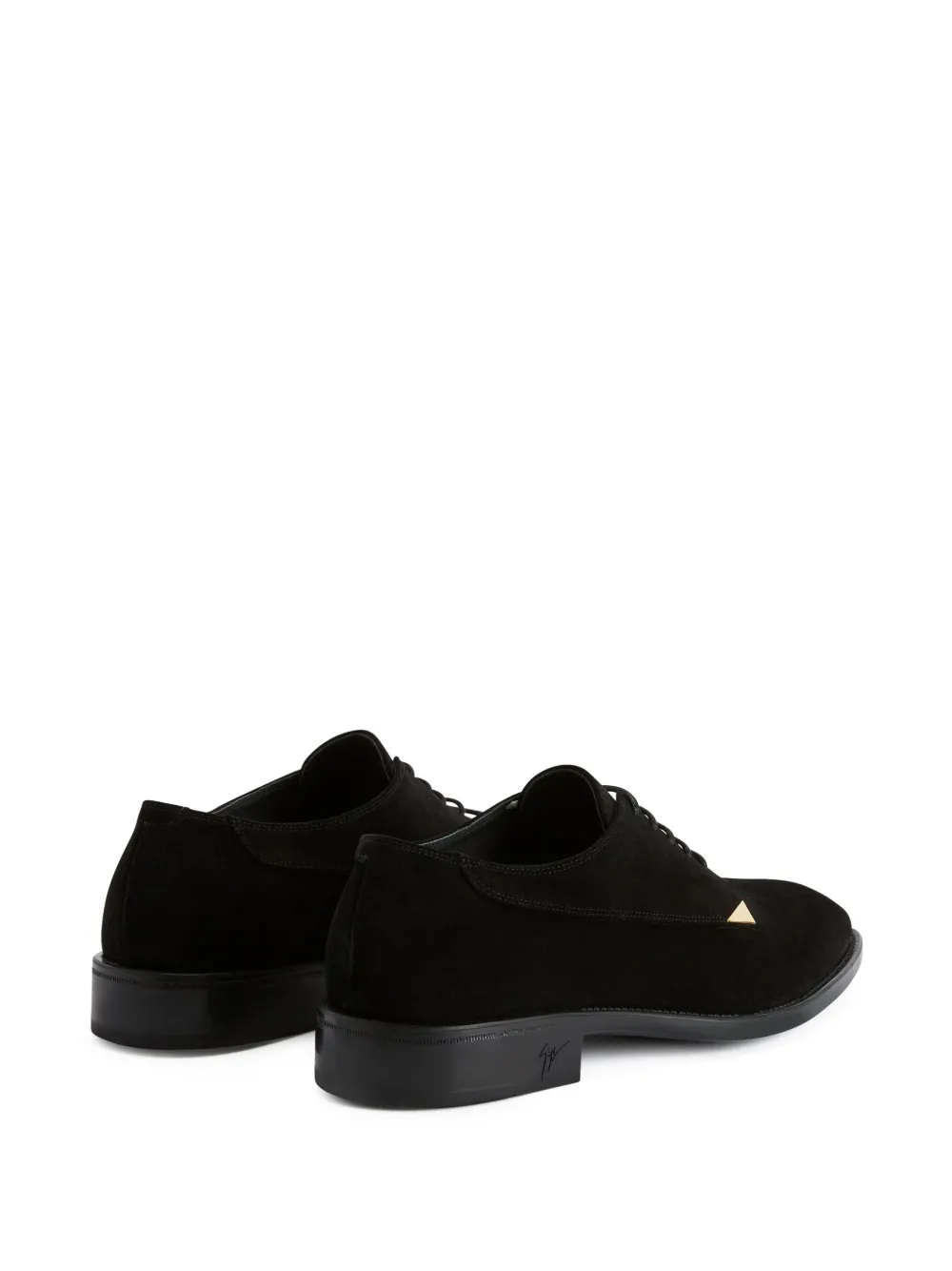 Giuseppe Zanotti Stwert suede derby shoes Black