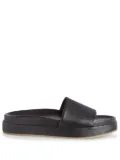 Giuseppe Zanotti GZ-Indi leather slides - Black