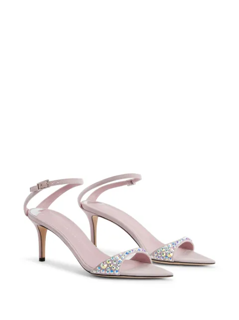 Giuseppe Zanotti Intriigo Queen 70mm crystal-embellished sandals E400002003 - 1