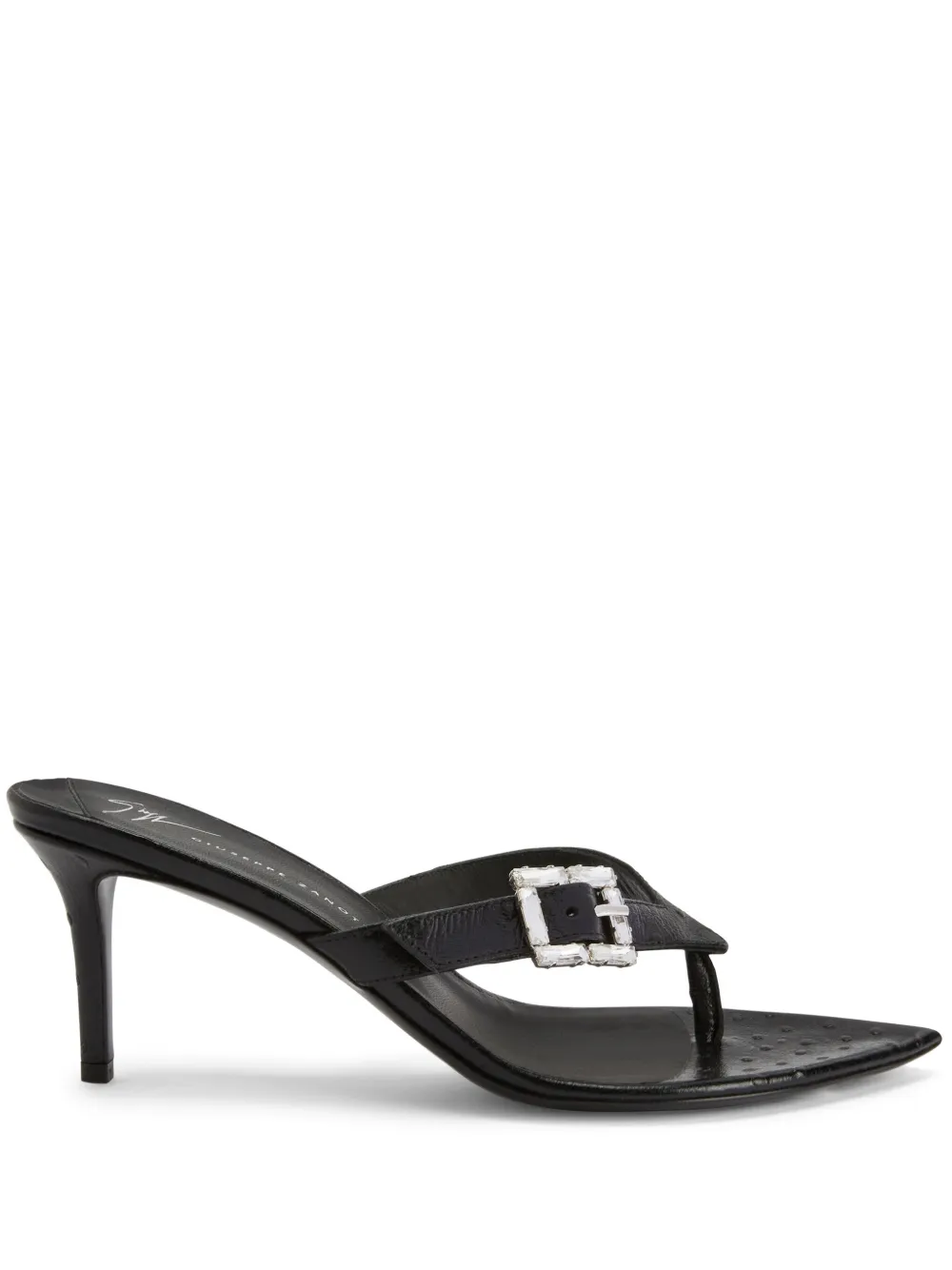 Giuseppe Zanotti Naomee 70mm leather mules - Black