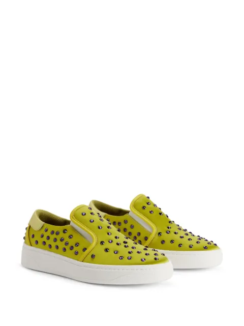 Giuseppe Zanotti GZ94 studded leather slip-on sneakers RS40018002 - 1
