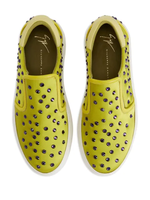 Giuseppe Zanotti GZ94 studded leather slip-on sneakers RS40018002 - 3
