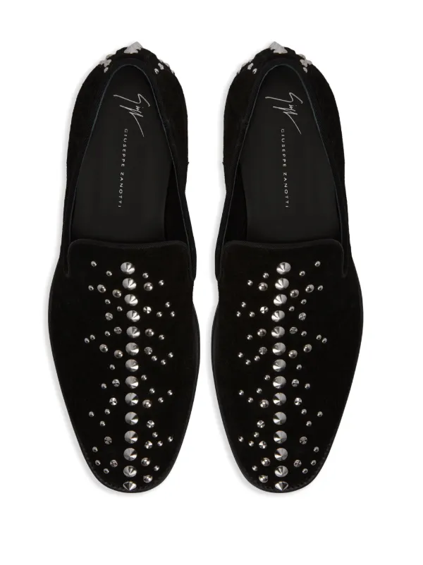 Giuseppe Zanotti Black Studded Loafers AXELTON: Loafer Black | Giuseppe Zanotti main image 3