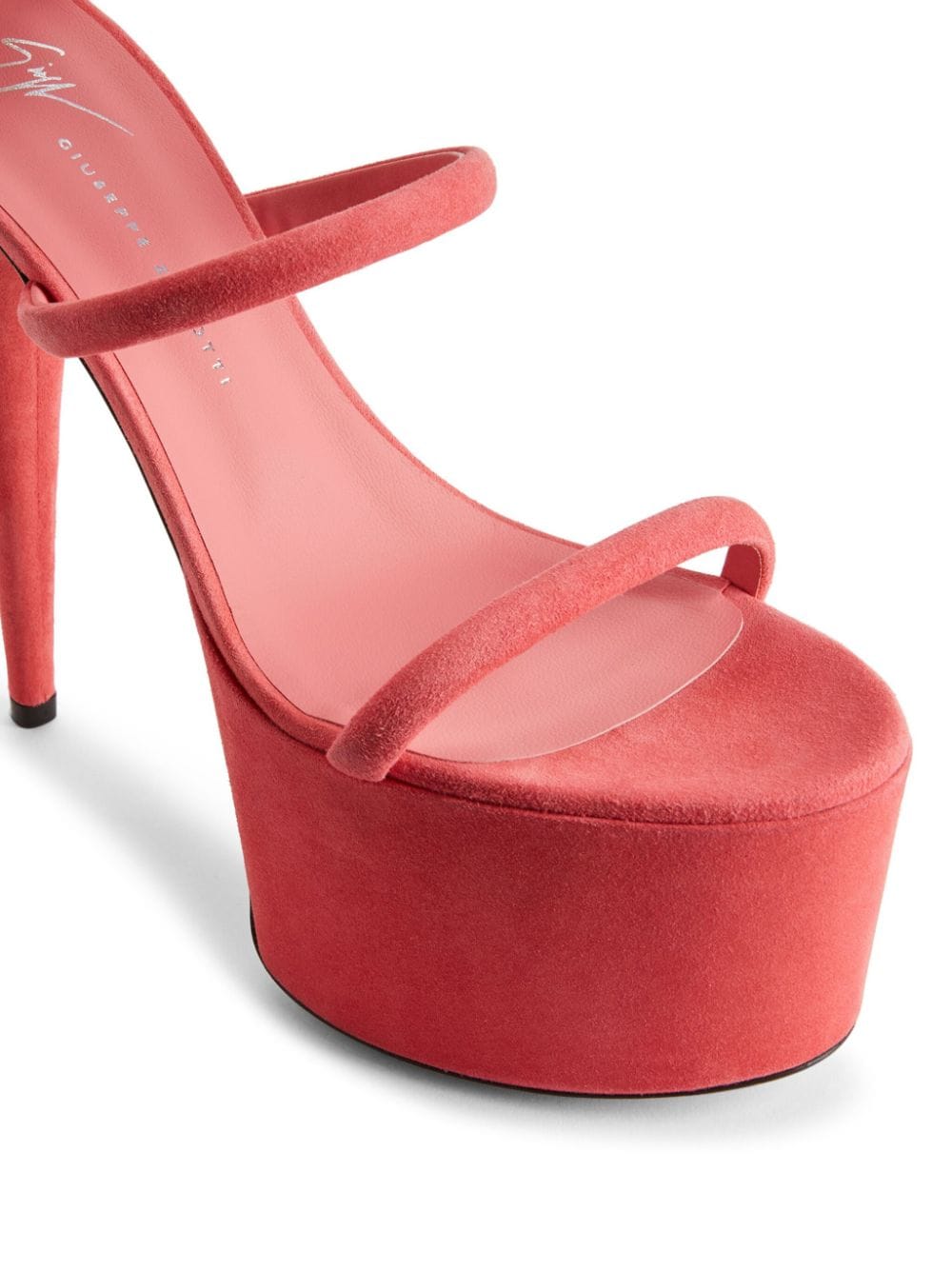 Shop Giuseppe Zanotti Gz Aida 150mm Platform Sandals In Pink