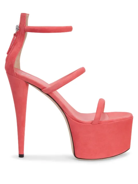 Giuseppe Zanotti sandalias GZ Aida con plataforma dfe 150mm