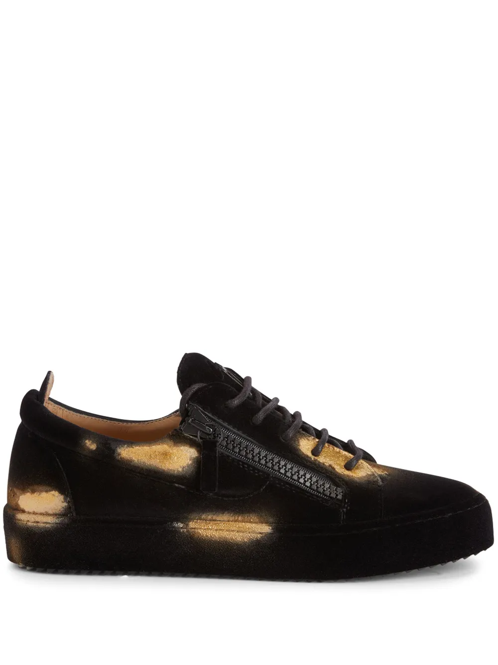 Giuseppe Zanotti Gail suede sneakers Black