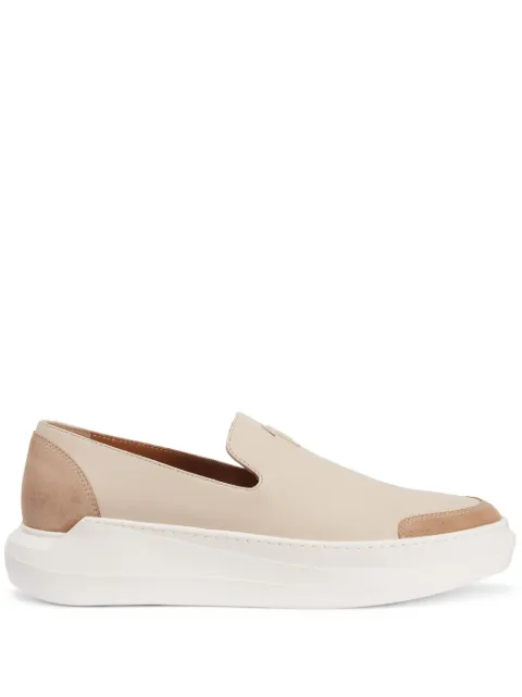 Giuseppe Zanotti Conley logo-lettering loafers