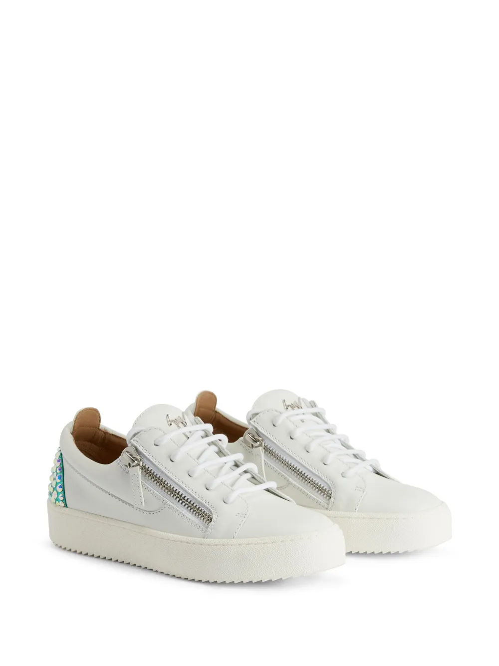 Giuseppe Zanotti Gail leather sneakers White