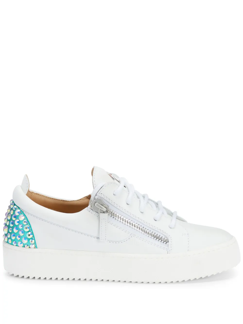 Giuseppe Zanotti Gail leather sneakers White