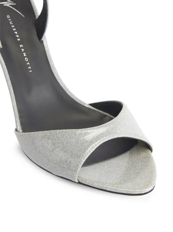 Giuseppe Zanotti Lilibeth 70mm Leather Sandals Silver FARFETCH MY