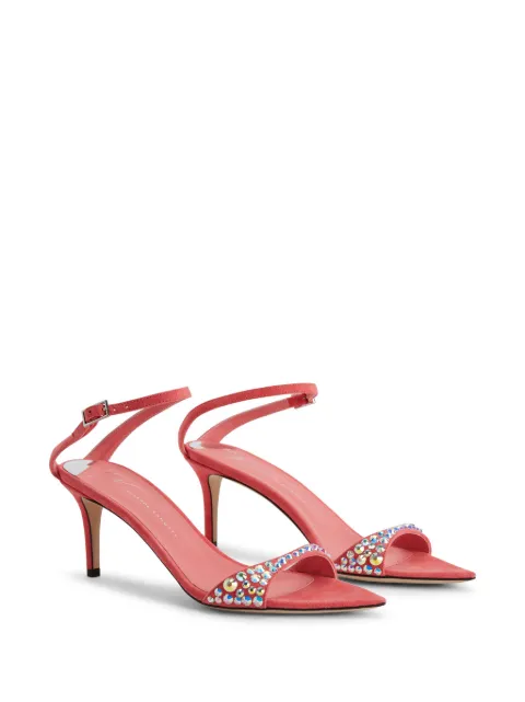 Giuseppe Zanotti Intriigo Queen rhinestone-embellished sandals E400002004 - 1