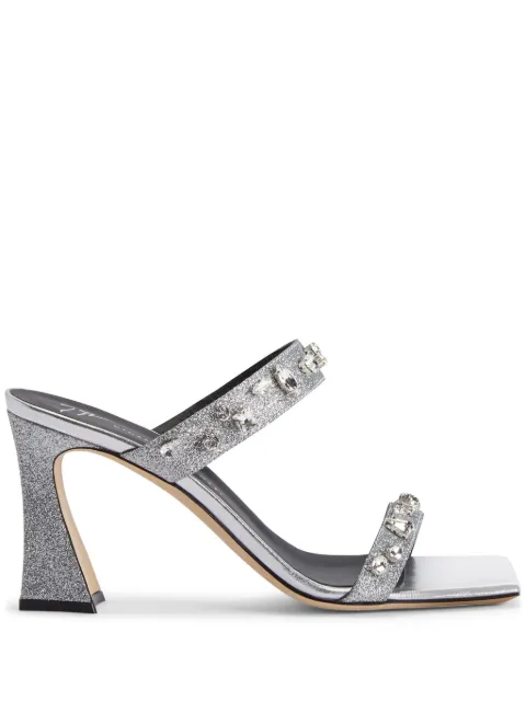Giuseppe Zanotti Flaminia 85mm crystal-embellished sandals