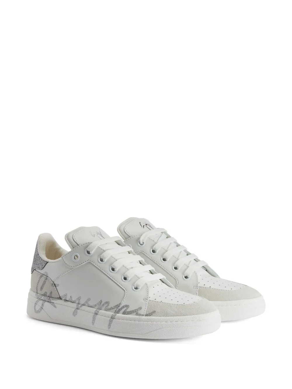 Giuseppe Zanotti GZ94 leren sneakers Wit