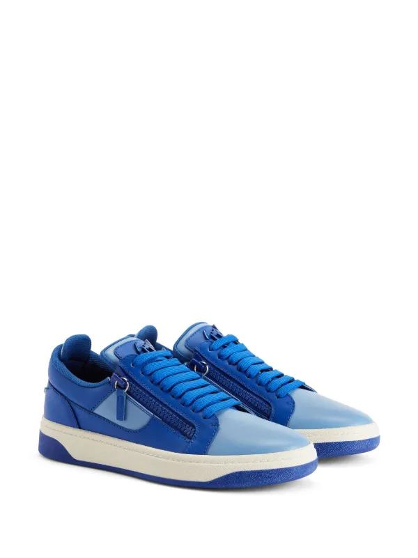 Giuseppe Zanotti Tenis Bajos GZ94 Con Cierre Doble | Azul