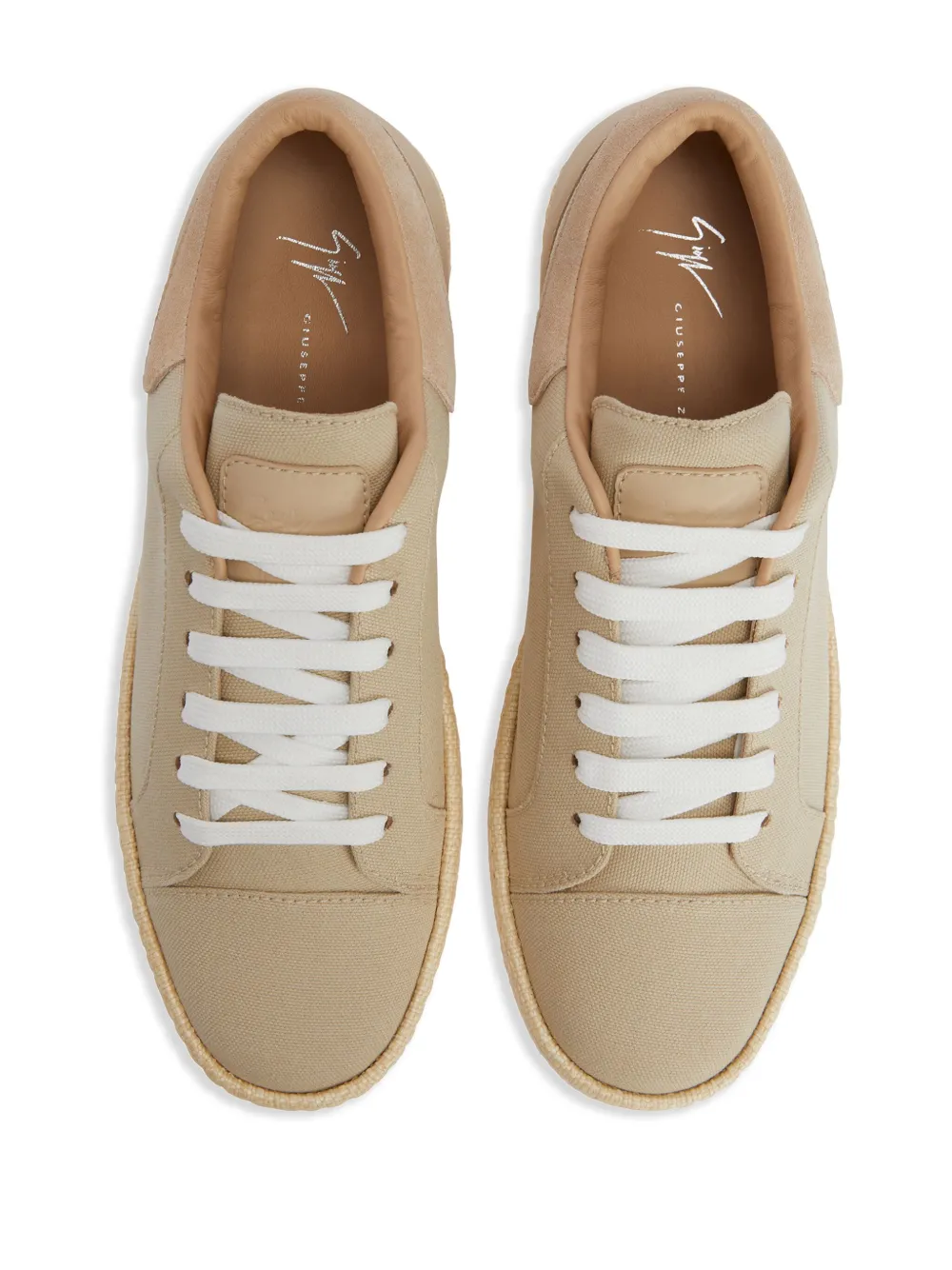 Shop Giuseppe Zanotti Gz-city Tonal Sneakers In Neutrals