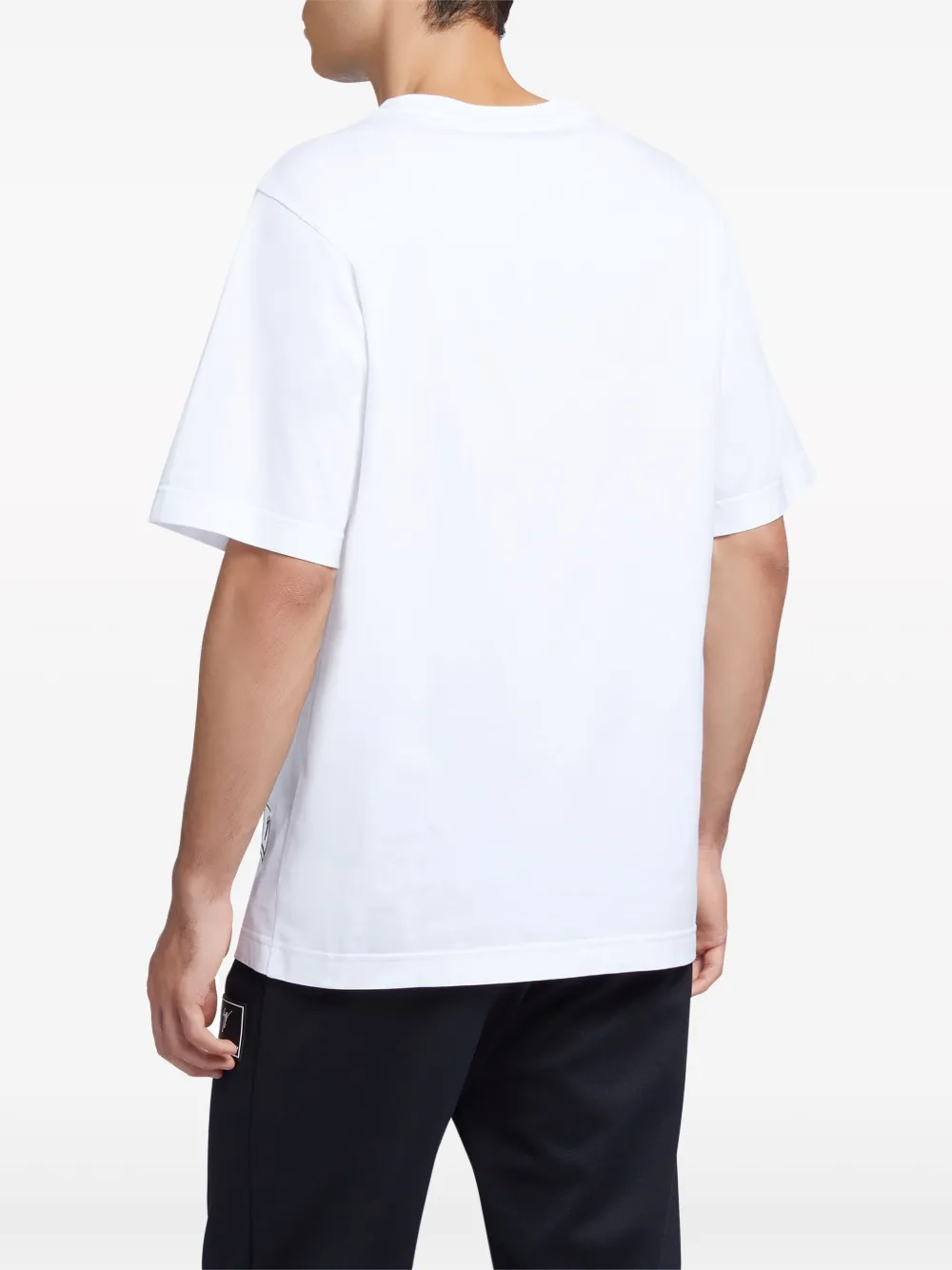 Shop Giuseppe Zanotti Logo-patch Short-sleeve T-shirt In White