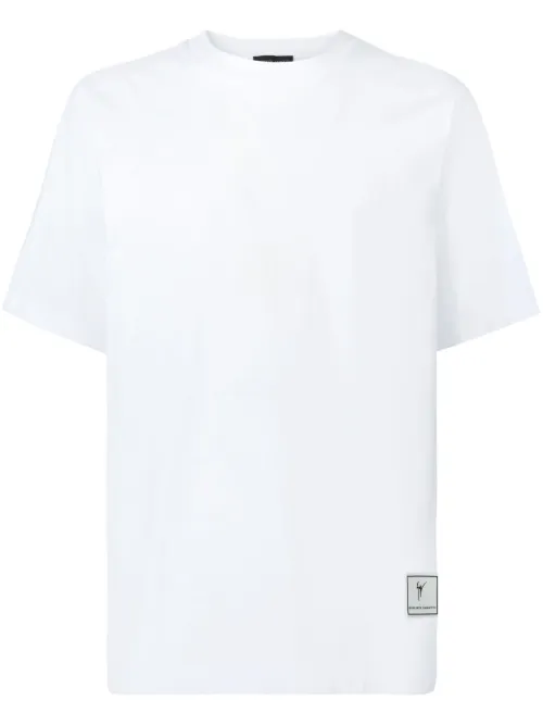 T-shirt à patch logo - Giuseppe Zanotti - Modalova