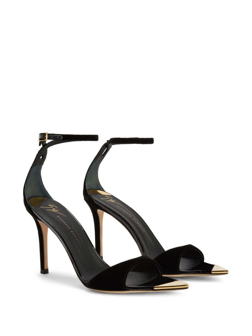Shop Giuseppe Zanotti Intriigo 90mm Pointed-toe Sandals In Black