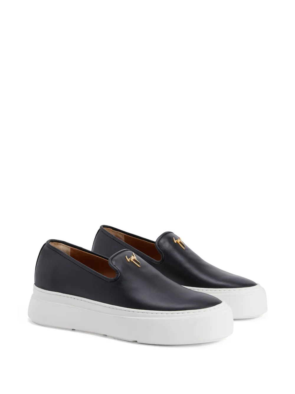 Giuseppe Zanotti GZ Mike leren loafers - Zwart