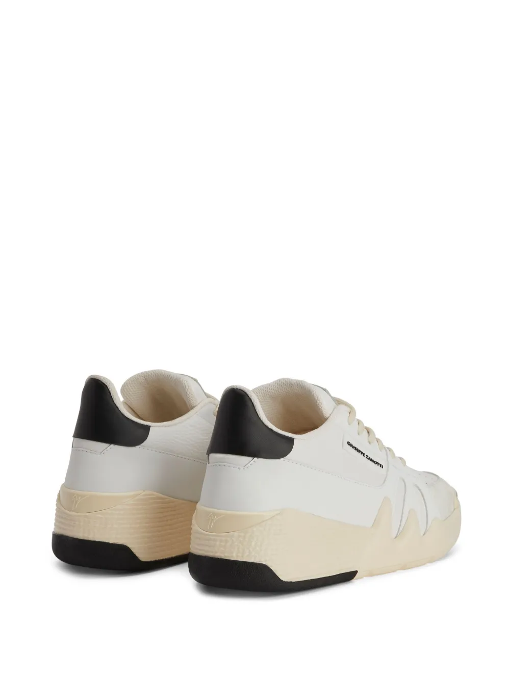 Giuseppe Zanotti Talon panelled leather sneakers White