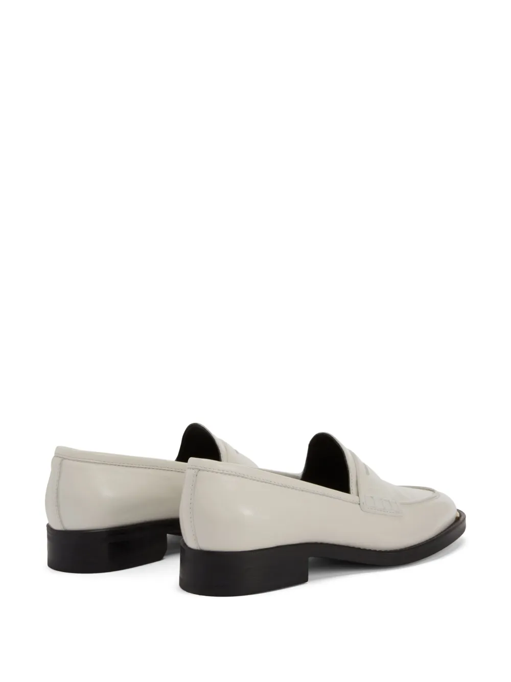 Giuseppe Zanotti Farridha leren loafers Wit