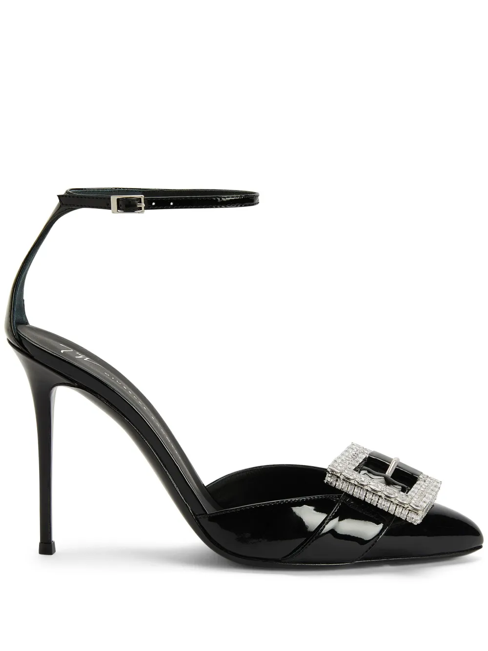 Giuseppe Zanotti Buckle-detail Leather Pumps In Black