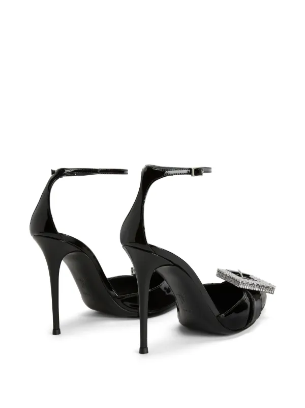 GIUSEPPE ZANOTTI 新品同様 エナメルパンプス ベルト ブラック 2.0 CRUEL - Sandals - Black | Giuseppe Zanotti - USA