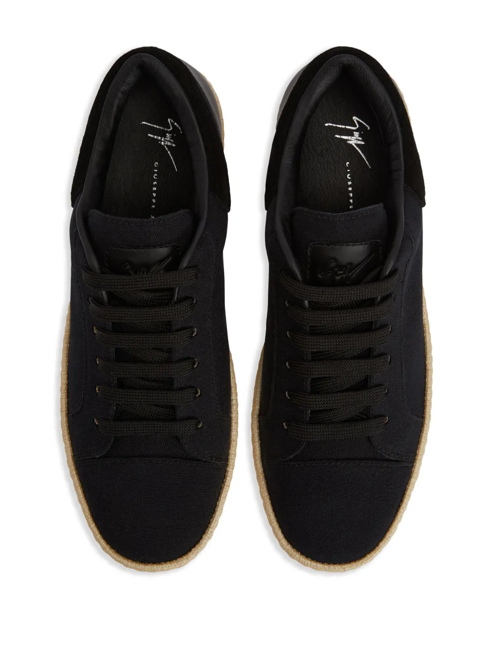 Giuseppe Zanotti GZ-City logo-patch sneakers Black