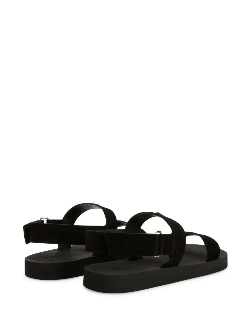 Giuseppe Zanotti Gz Saiph suède sandalen Zwart