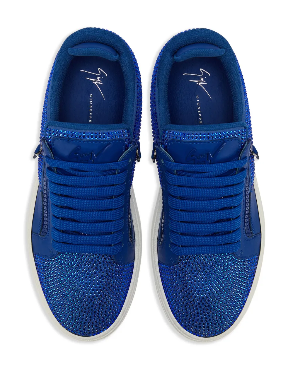 Giuseppe Zanotti GZ94 rhinestone-embellished sneakers Blue