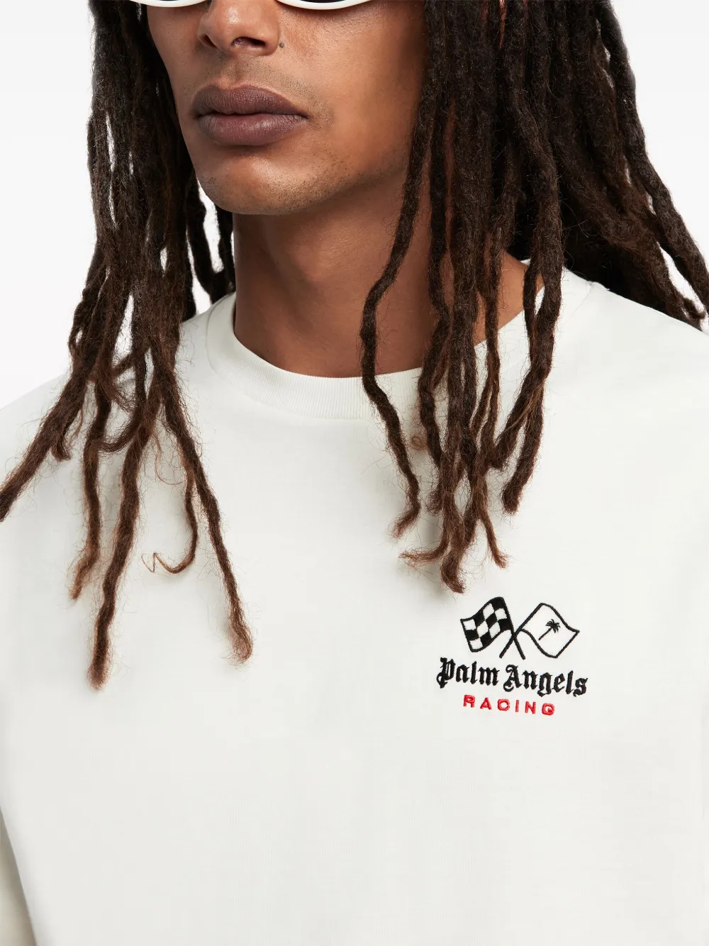 Racing Graphic-Print Cotton T-Shirt