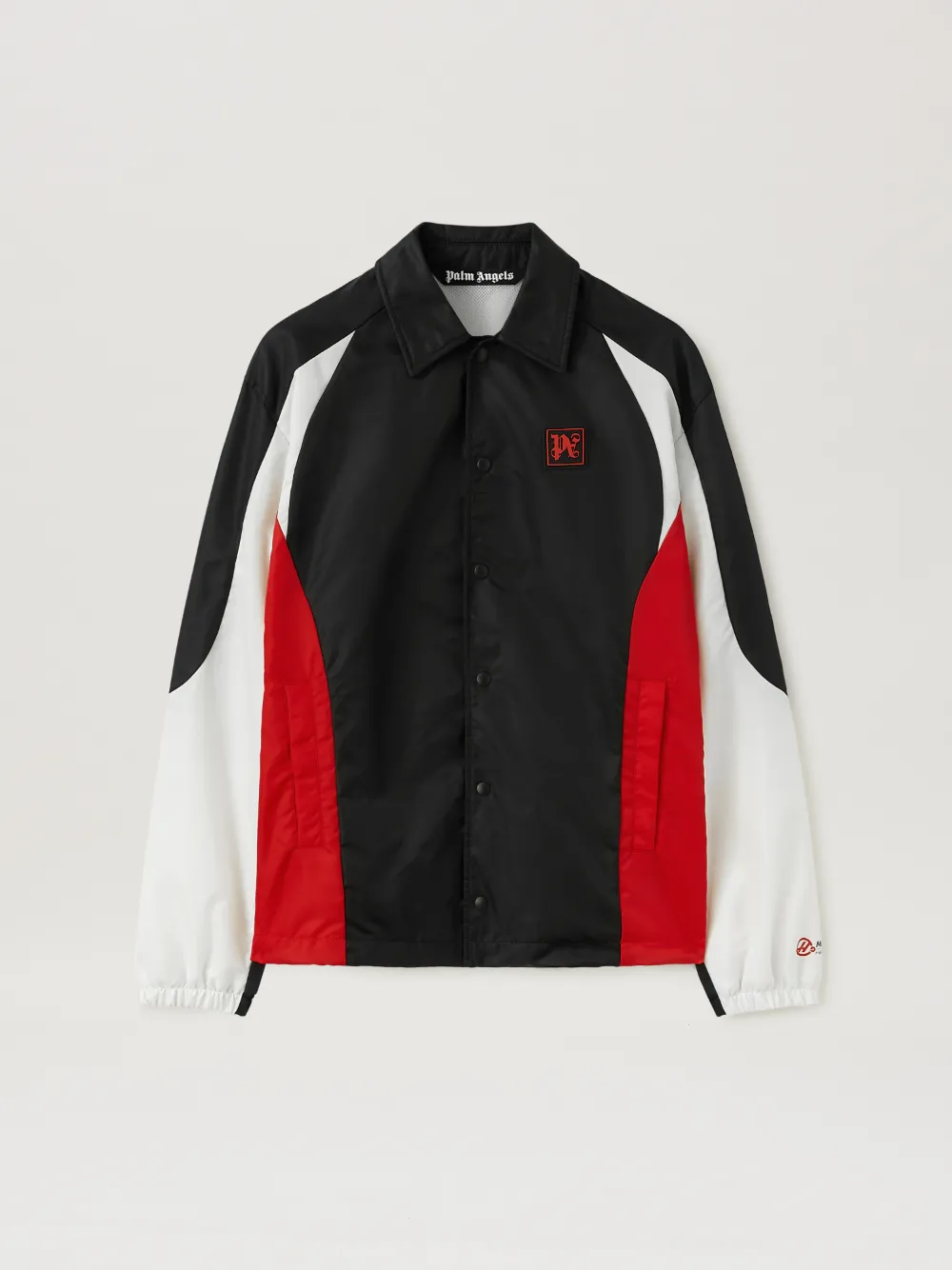 Palm Angels X Moneygram Haas F1 Team Satin Jacket In Black