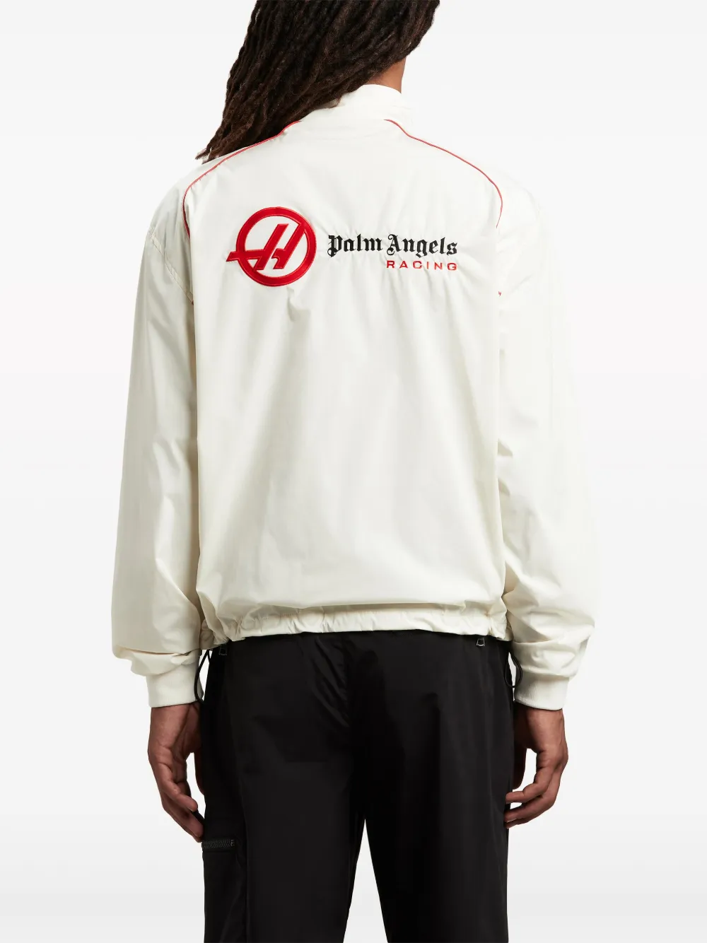 Palm Angels Bomberjack met geborduurd logo Wit