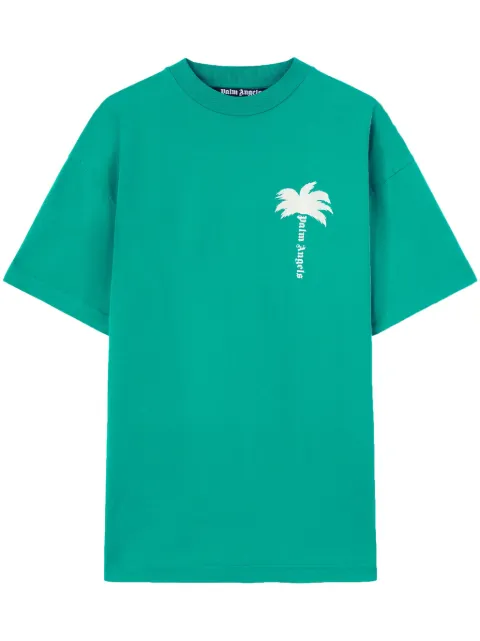 Palm Angels Palm Tree-print cotton T-shirt
