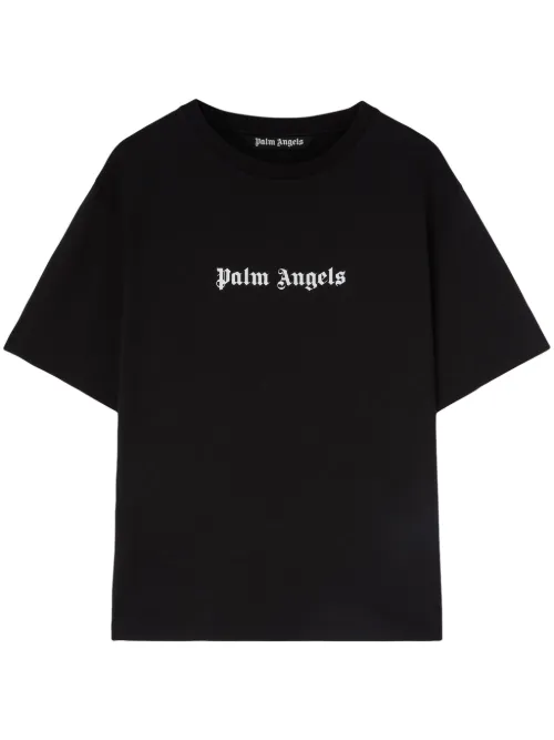 T-shirt en coton à logo imprimé - Palm Angels - Modalova