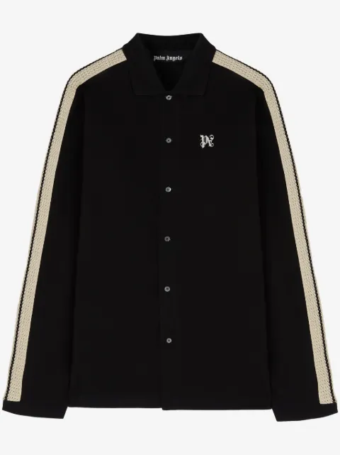 Palm Angels monogram piquet shirt