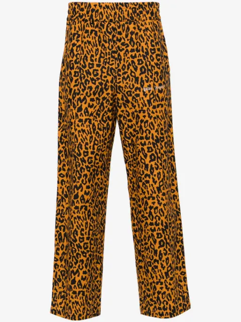 Palm Angels cheetah-print track pants